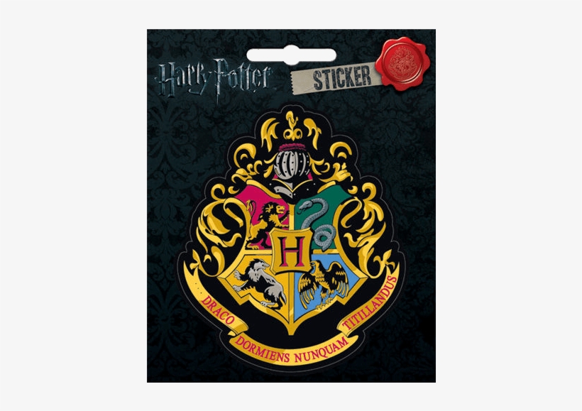 Hogwarts School Of Witchcraft And Wizardry Crest Sticker - Harry Potter Hogwarts Crest, transparent png