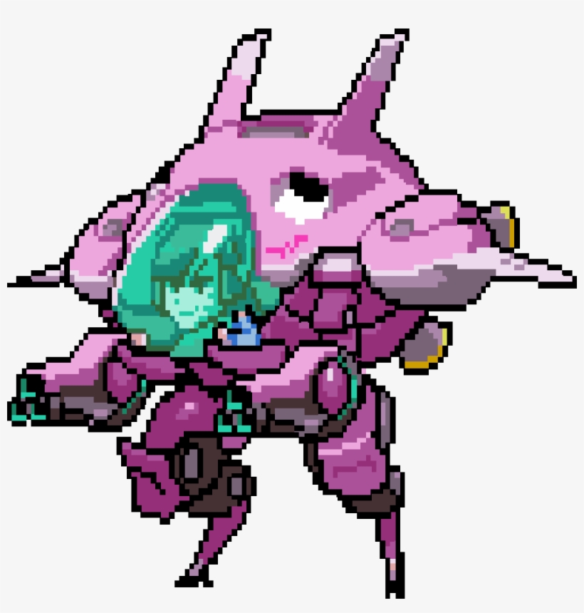 Va Pixel Spray - Overwatch Dva Pixel Spray, transparent png