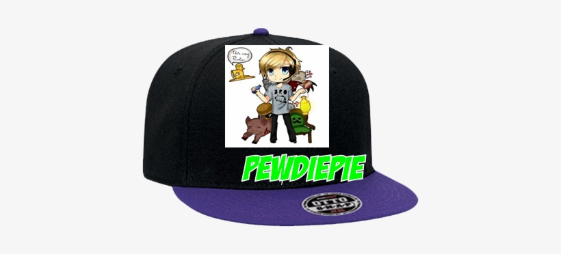Snapback Flat Bill Hat - Pewdiepie Snapback, transparent png