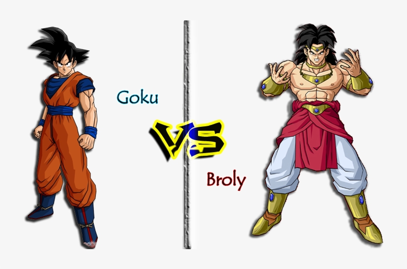 It's Goku Vs Broly - Broly Before And After, transparent png