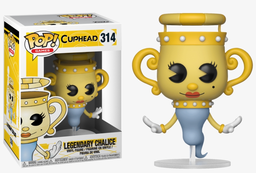 Cuphead Legendary Chalice Pop! Vinyl Figure, transparent png