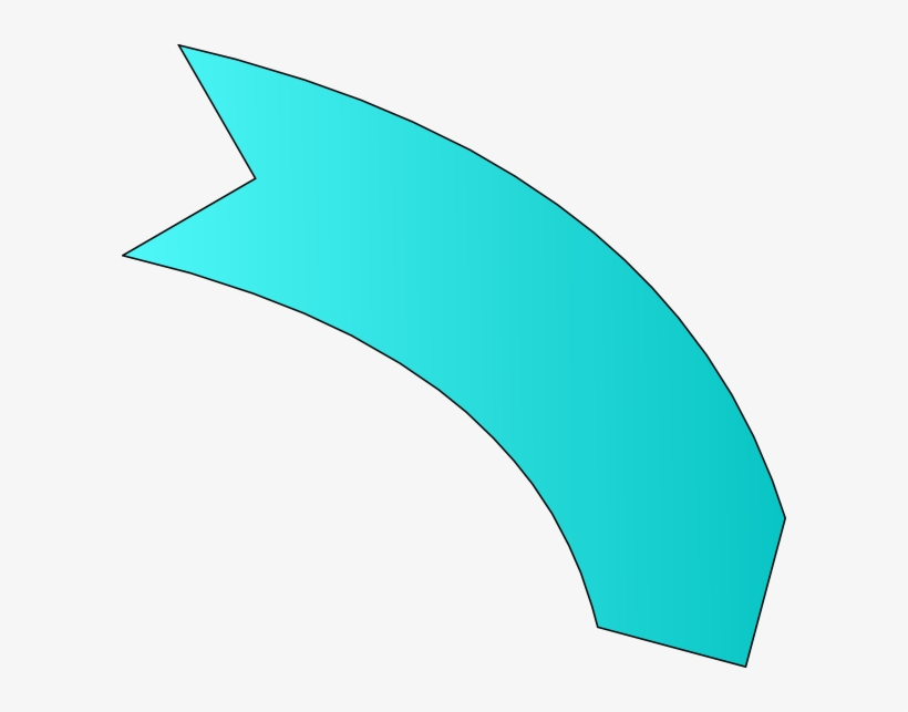 Doodle Arrow Free Content Clip Art - Turquoise Arrow, transparent png