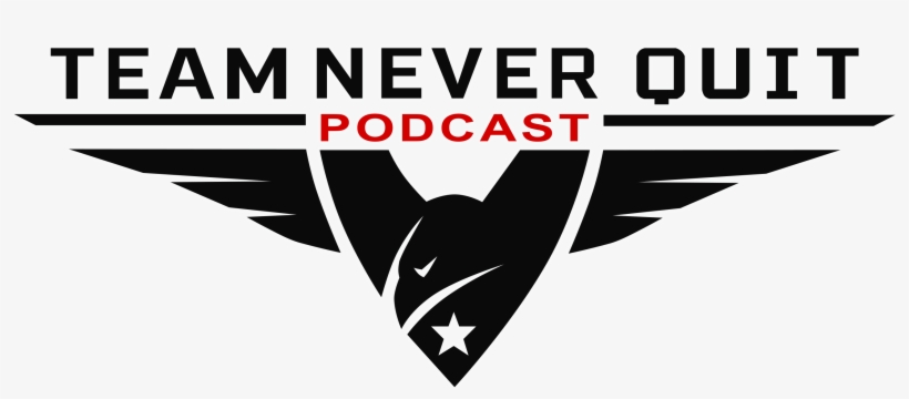 Logo Dark With Red V1 2700x1111px@300dpi - Marcus Luttrell Team Never Quit, transparent png