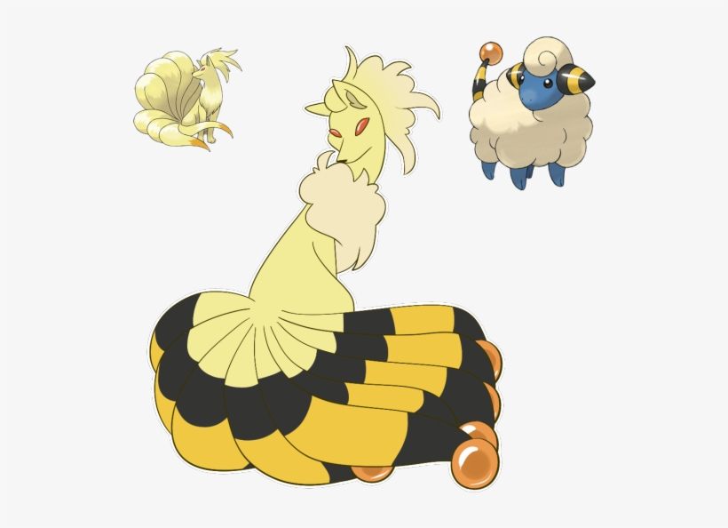 Could You Do Ninetails And Mareep Or Primarina And - Pokemon, transparent png