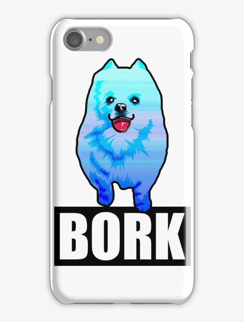 Gabe The Dog "retro Bork" Iphone 7 Snap Case Iphone - Dog, transparent png