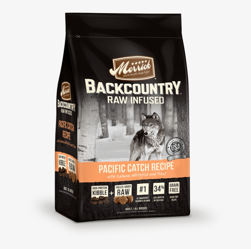 Pacific Catch Recipe - Merrick Puppy Food Raw Infused, transparent png