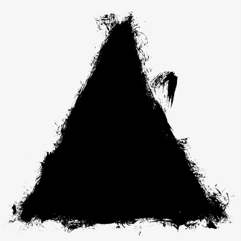 Png File Size - Brush Triangle Png, transparent png