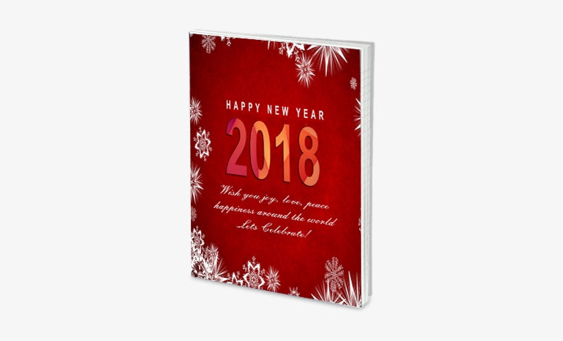 Spiritual Red Printed New Year 2018 Effit Notebok - Carmine, transparent png