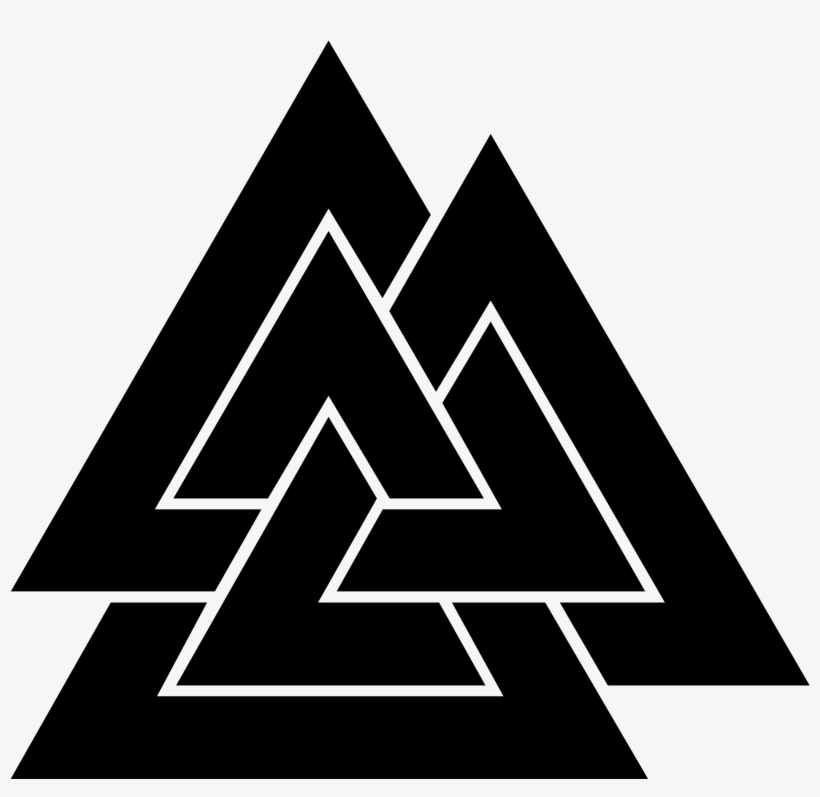 Valknut Symbol, transparent png