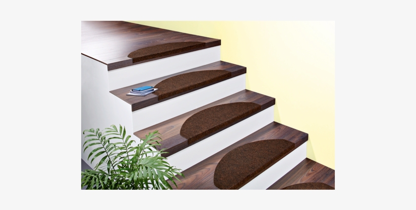 Carpet Stair Treads, Brown - Treppen Teppich, transparent png