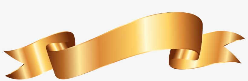 Gold Banner Png Clip Art Image - Gold Banner Png, transparent png