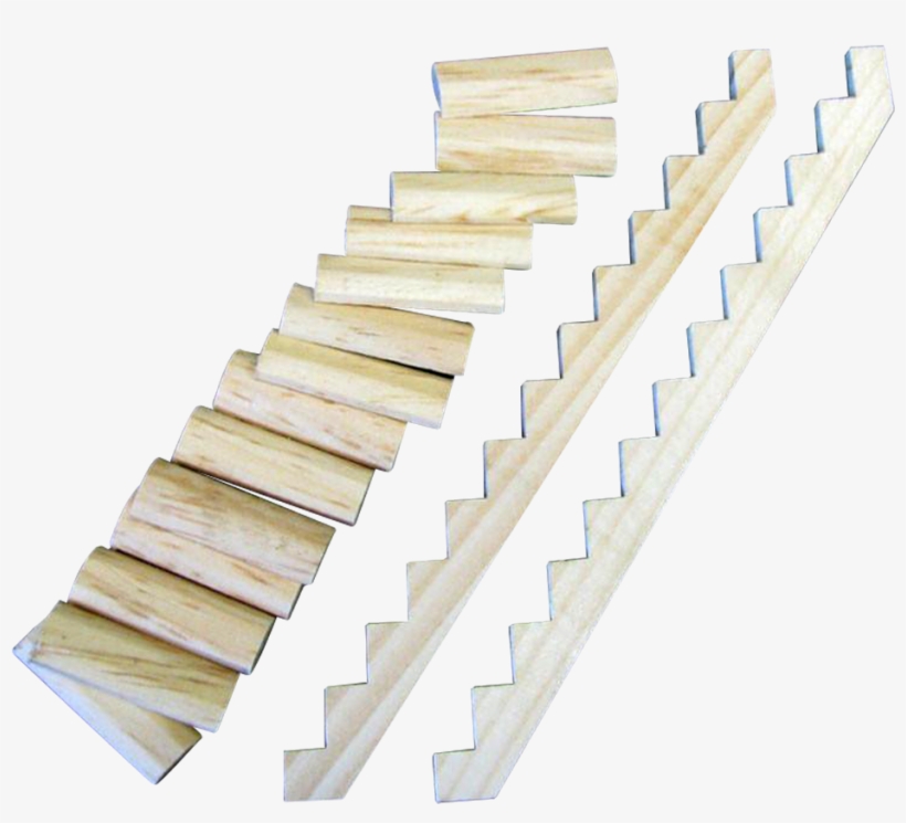 Inch Scale Log Interior Dollhouse Kit - Easy Dollhouse Wooden Stairs, transparent png