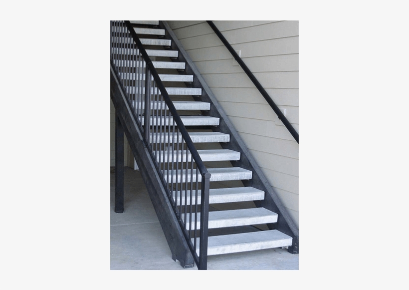 View Details - Concrete Stairs With Steel Construction, transparent png