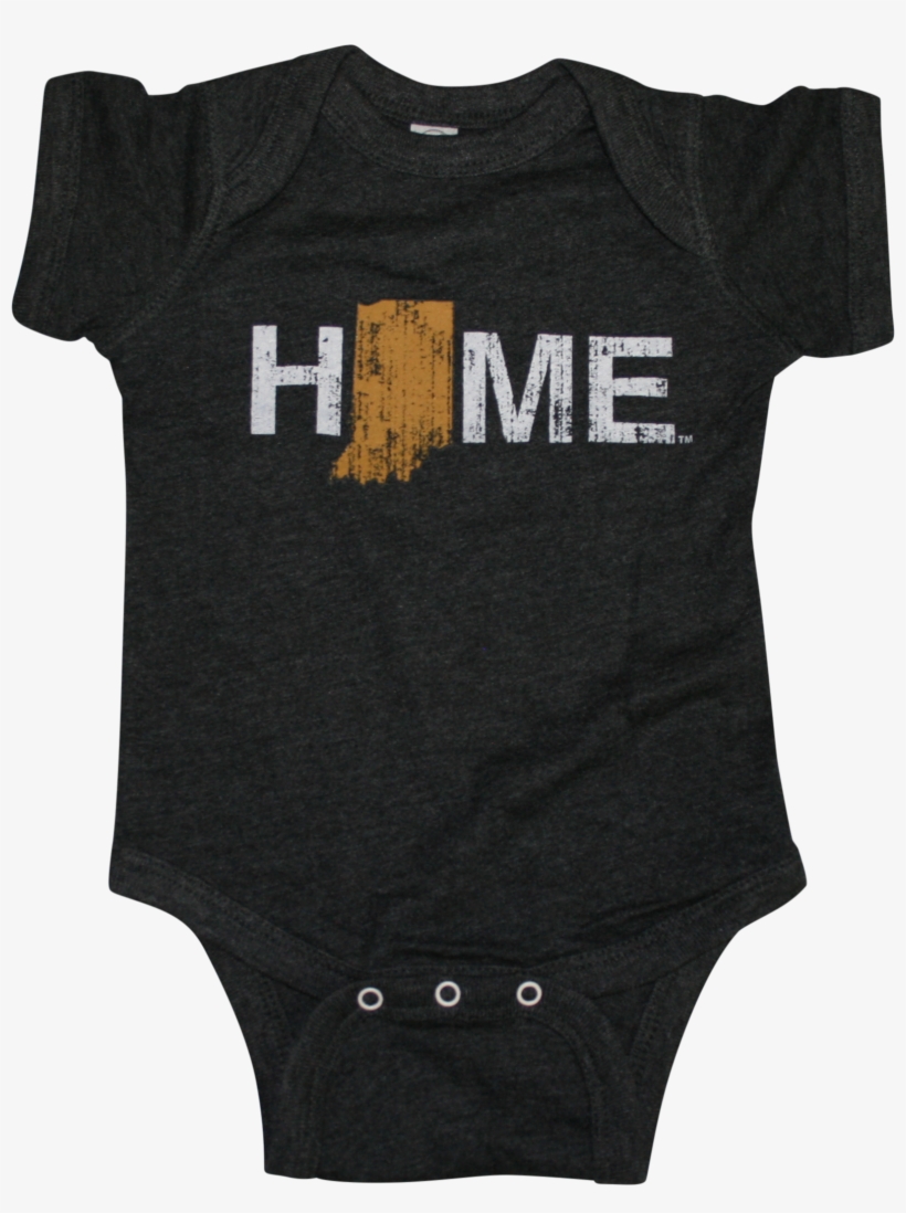 Indiana Home Outline Onesie - Active Shirt, transparent png