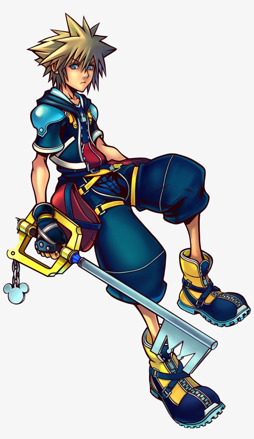 Kingdom Hearts 2's Couple - Kingdom Hearts 2 Art, transparent png