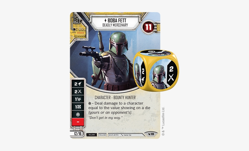Swd09 Boba-fett - Star Wars Destiny Legacies, transparent png