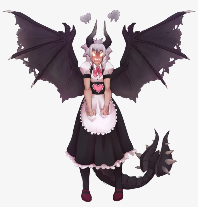 “ Dragon Maid X Monster Hunter Monster Maid Anyone - Monster Hunter Rathian Girl, transparent png