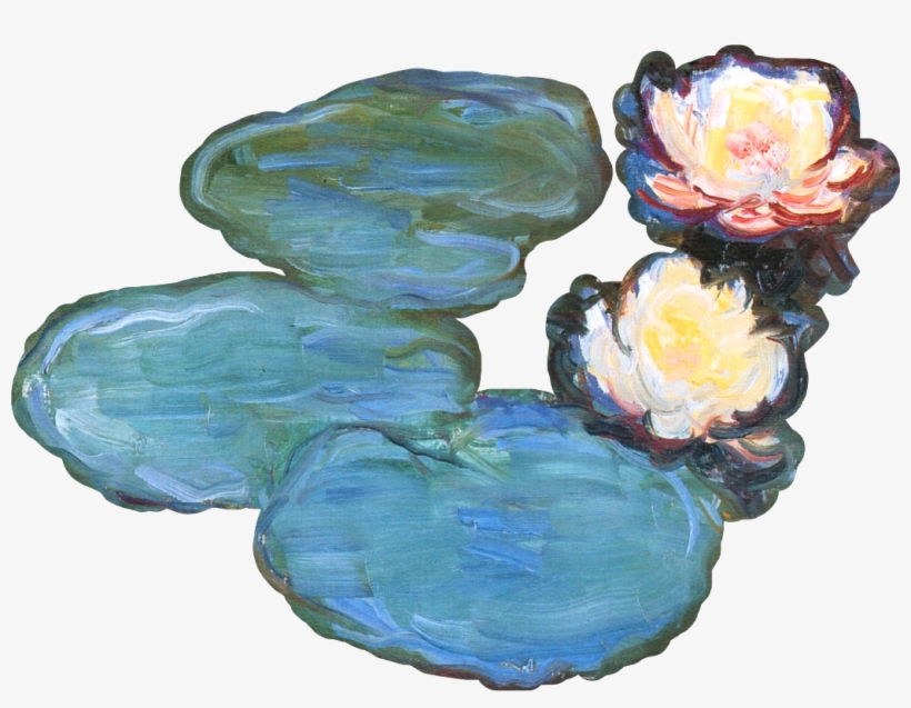 Made Some Water Lillies By My Boy Monet Transparent - Water Lilies In Bloom Monet, transparent png