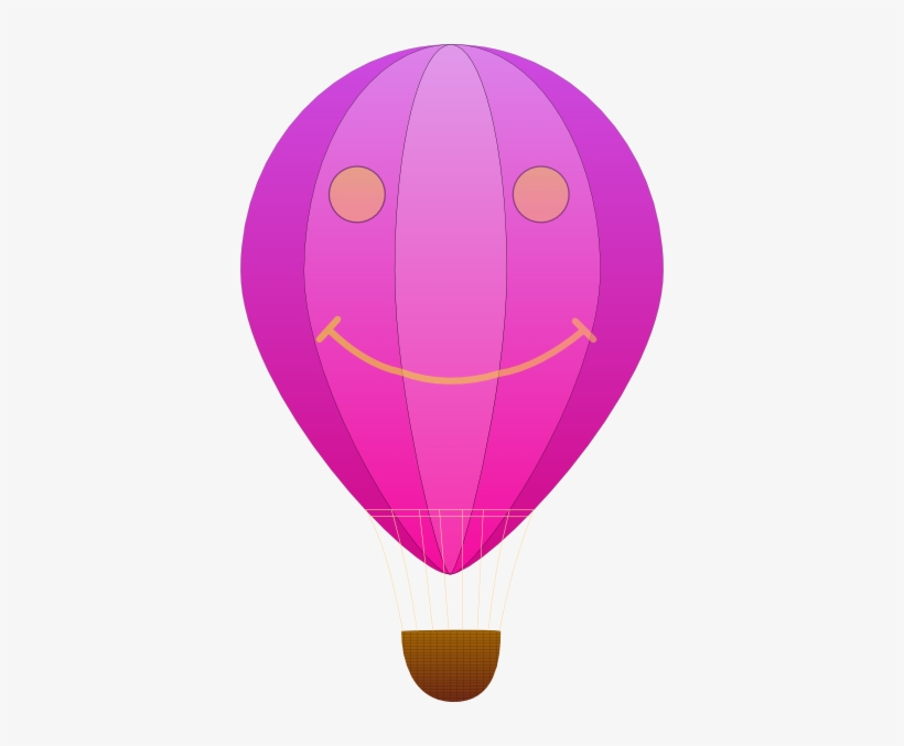 Image Transparent Library Free Vector Happy Hot Air - Cartoonist Hot Air Balloon, transparent png
