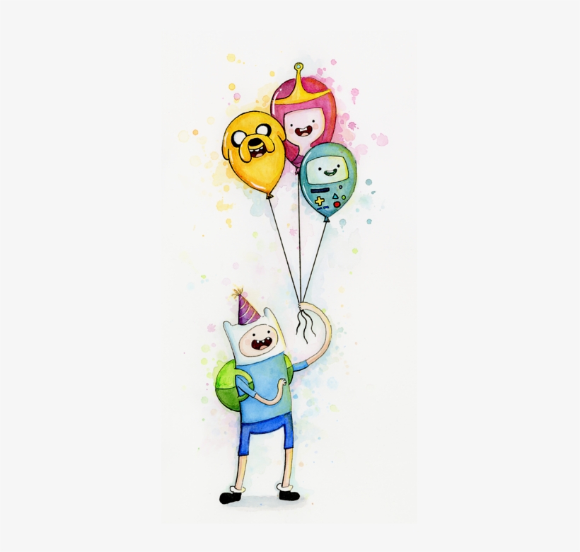 Click And Drag To Re-position The Image, If Desired - Adventure Time Birthday Card, transparent png