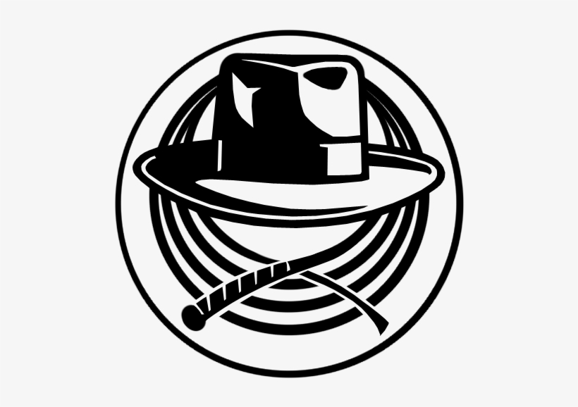 Indiana Jones Hat And Whip Logo By Nalexlevitsky On - Indiana Jones Hat Logo, transparent png