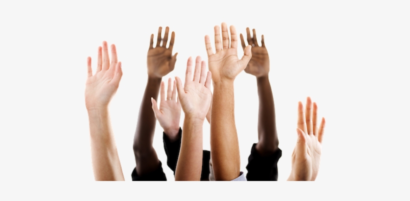 Hands Up Narrow - Democracy And Multicultural Education, transparent png