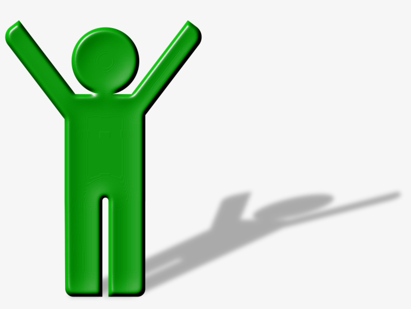 This Free Icons Png Design Of Shadow Man Hands Up, transparent png