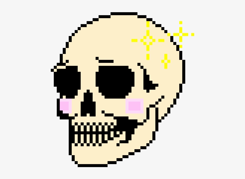 Cute Skull - Pixel Art Cute Skull, transparent png
