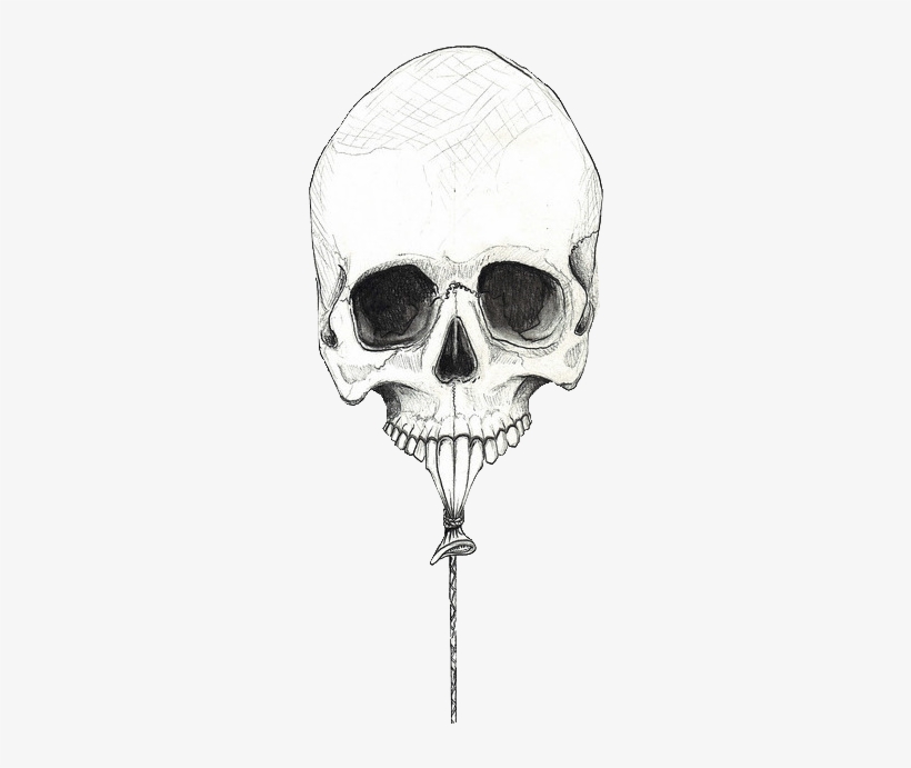 Tumblr - Skull Balloon, transparent png