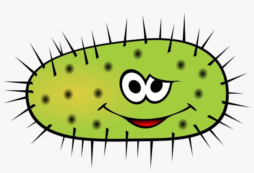 This Free Icons Png Design Of Funny Green Bactera, transparent png