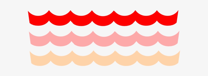 Clip Arts Related To - Waves Clip Art Red, transparent png