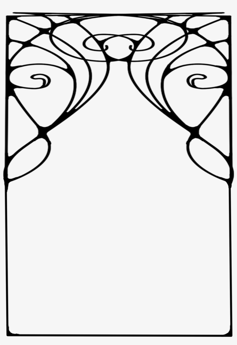 Tiger Clipart Simple - Art Deco Clipart Transparent, transparent png