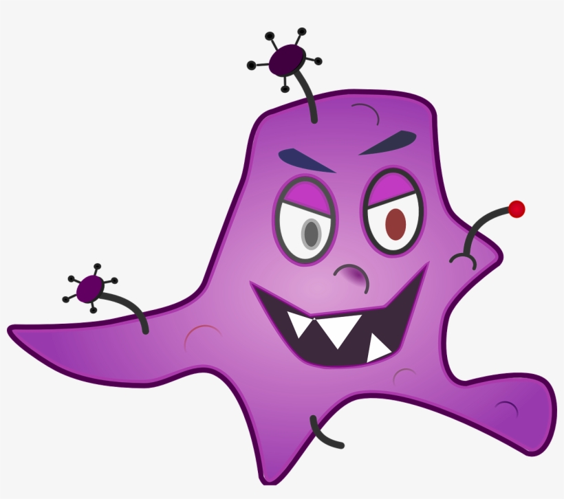Bacteria Clipart - Germ Clip Art, transparent png