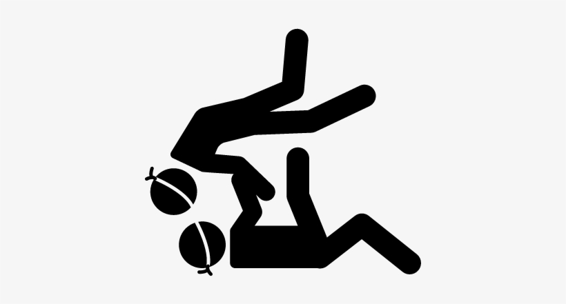 Paralympic Judo Couple Silhouette Vector - Fight Icon Png, transparent png