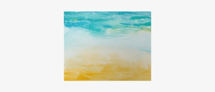 Color Strokes Watercolor Painting Art Poster • Pixers® - Designart Soil And Sky Strokes - 3 Piece Graphic Art, transparent png