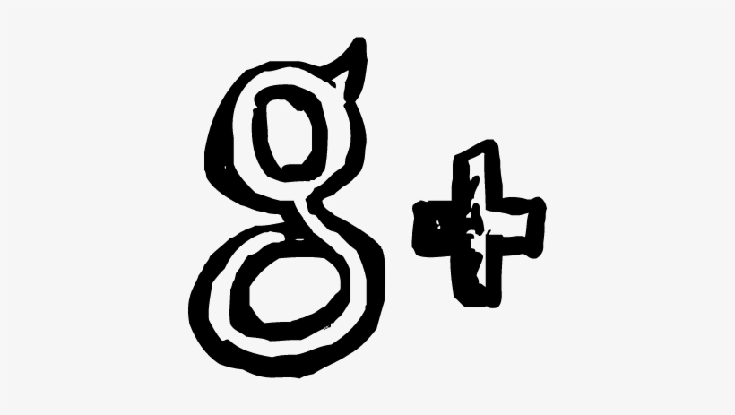 Google Plus Vector - Hand Drawn Google Icon, transparent png
