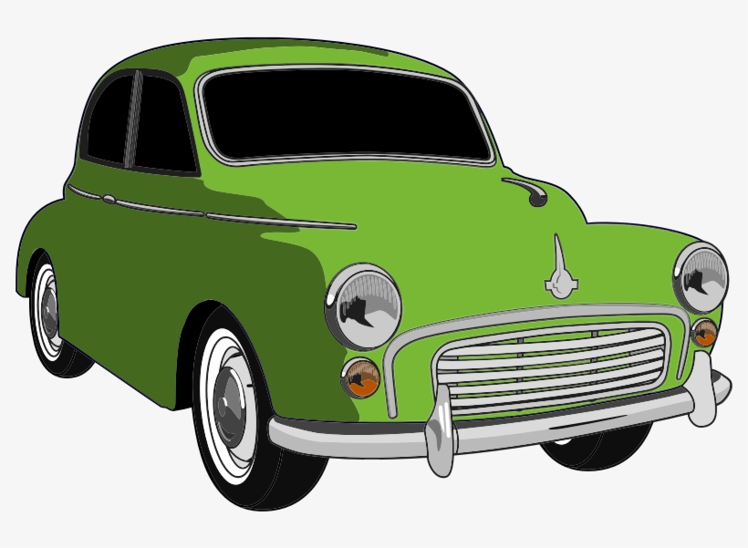 Classic Green Car Png Library Library - Classic Car Clipart, transparent png