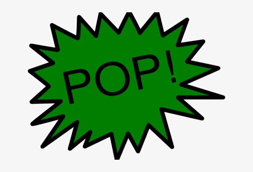 Green Pop Cliparts - Comic Bubble Blue Png, transparent png