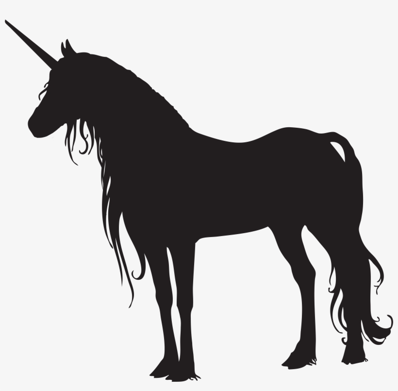 Unicorn Silhouette Png Clip Art, transparent png