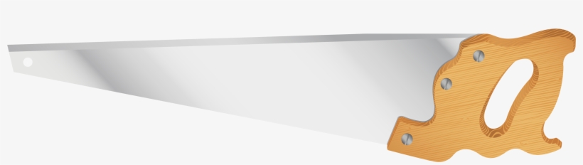 Hand Saw Png Clip Art - Wood, transparent png