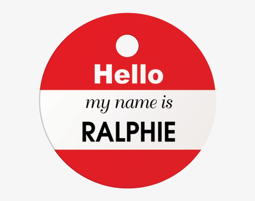 My Name Is Round Pet Id Tag - Personal Leadership Model, transparent png