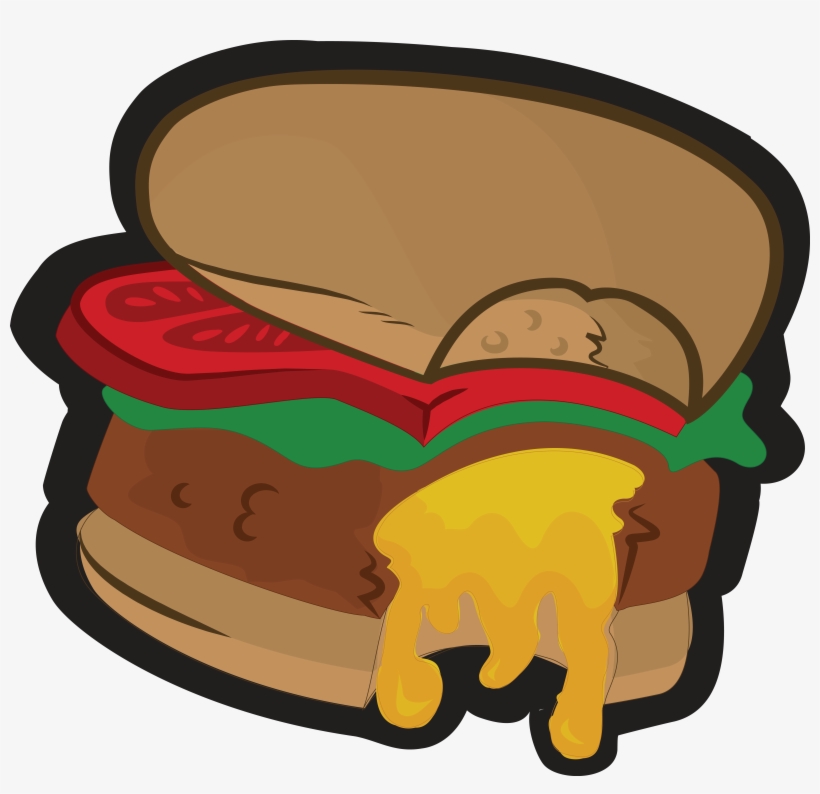 Our Story - Cartoon Stuffed Burger, transparent png