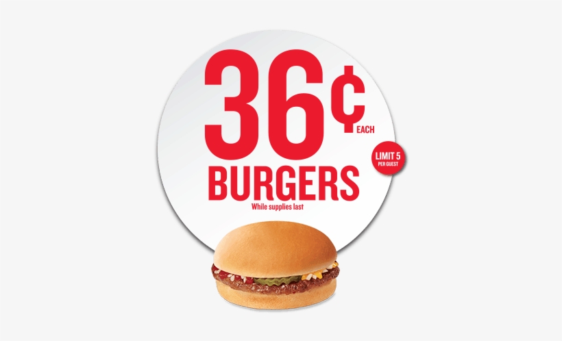 With A Limit Of Five Per Person, Get Five Burgers For - 360 Calories Ice Cream, transparent png