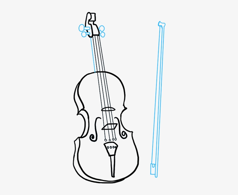 How To Draw Violin - Violin, transparent png