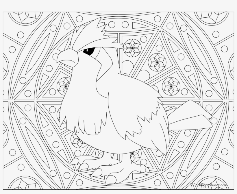 #016 Pidgey Pokemon Coloring Page - Coloring Book, transparent png