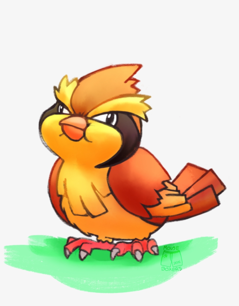 016 Pidgey - Cartoon, transparent png