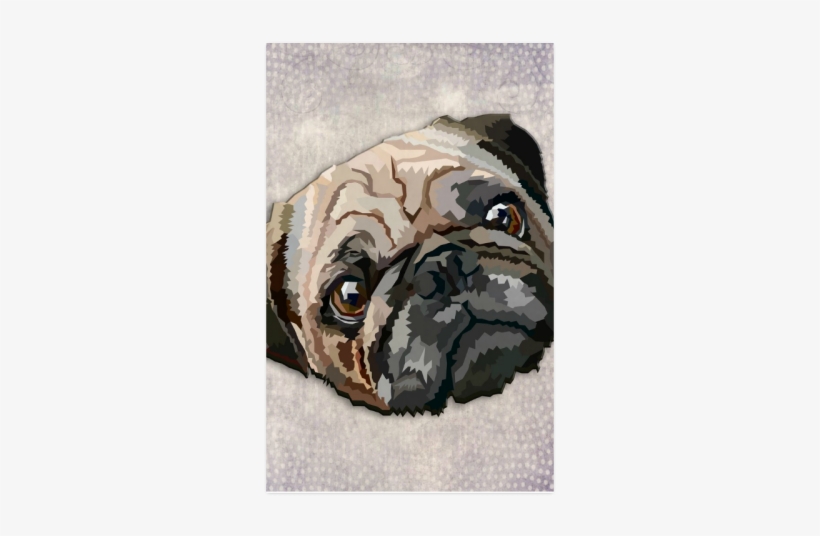 Pug Love Poster 23*36 - Society6 Pug Rug - 2' X 3' By Ancello, transparent png