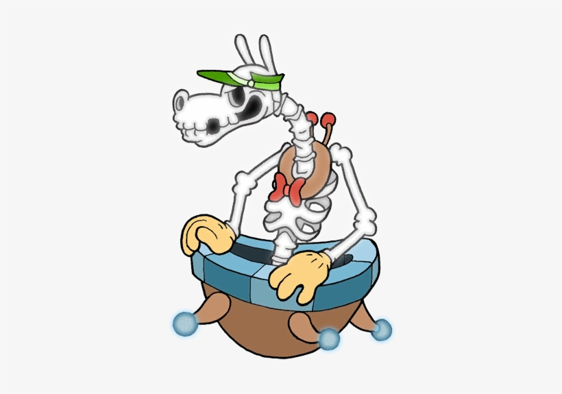 Cuphead Skeleton Horse, transparent png