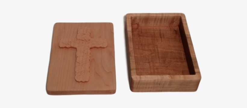 Carved Cross Of Roses Box Open - Rose, transparent png
