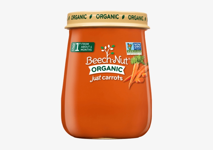 Organic Just Carrots Jar - Just Carrots Baby Food, transparent png
